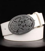 ceinture blanche western