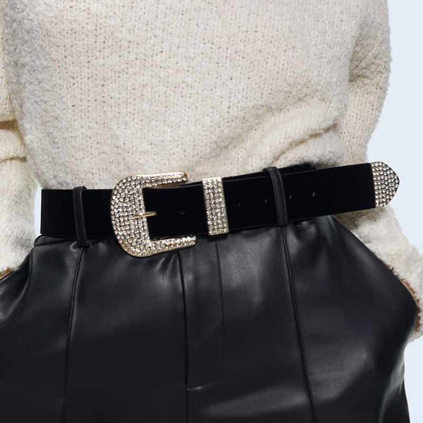 ceinture cowboy femme strass