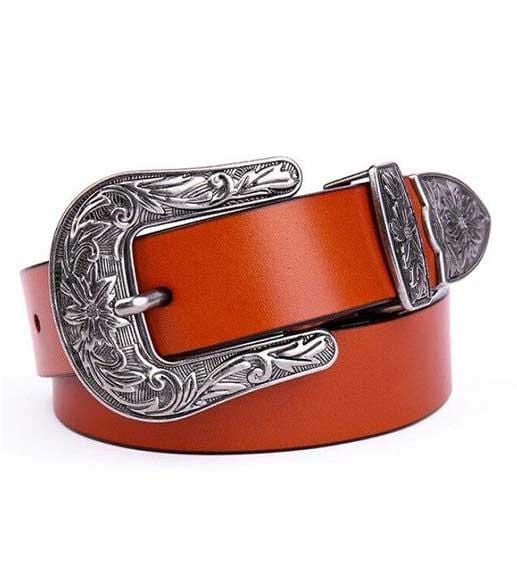 ceinture cowgirl en cuir pour femme