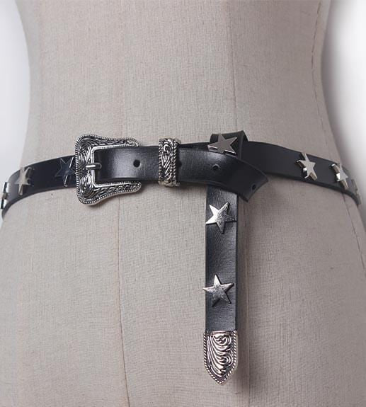 ceinture cowgirl etoiles usa