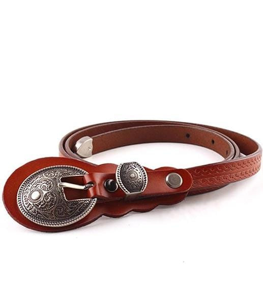 ceinture cuir western femme