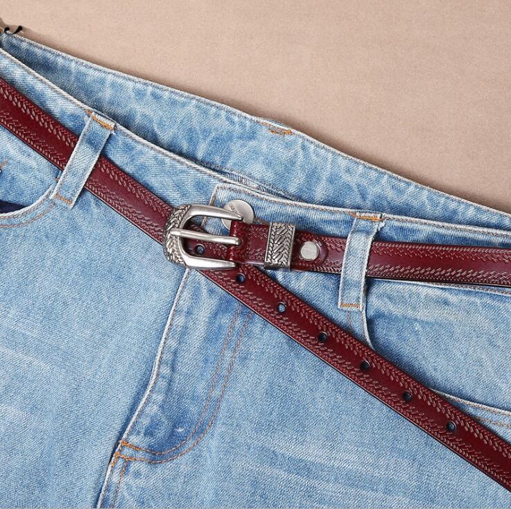 ceinture fine en cuir country