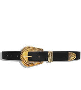 ceinture large boucle western femme