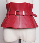 ceinture large rouge cowgirl