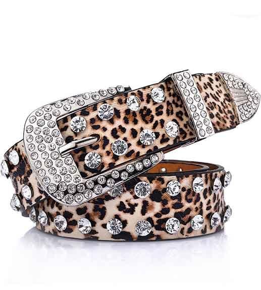 ceinture leopard cowgirl