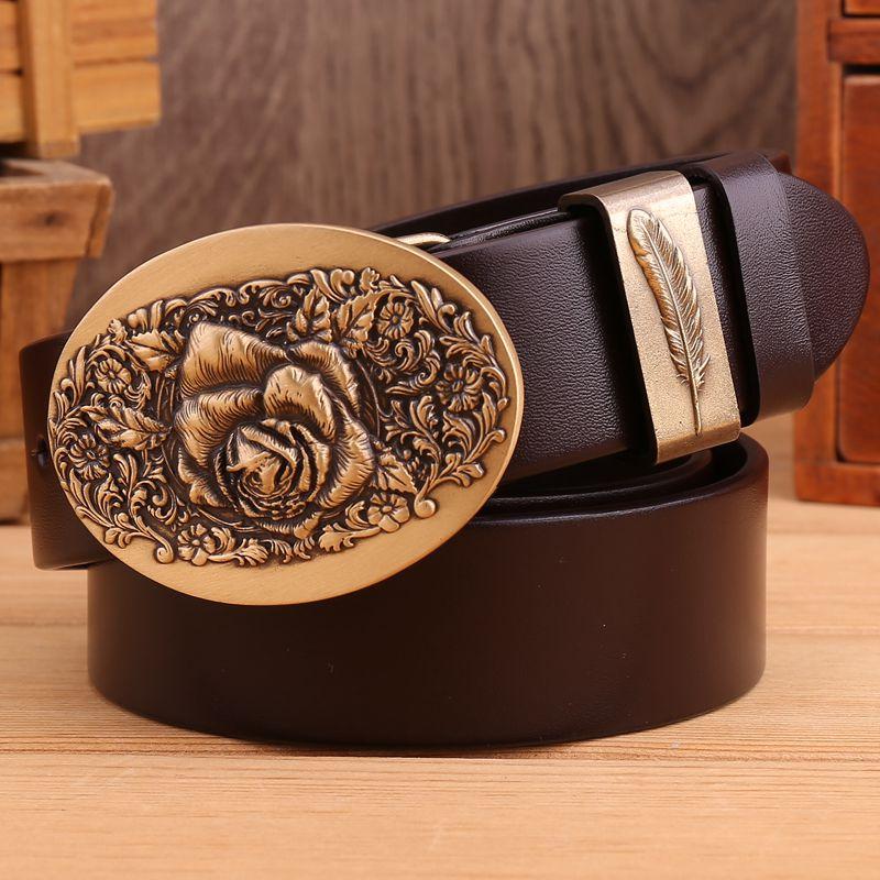 ceinture look cowboy motif plume