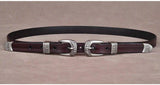 ceinture look cowgirl boucle double