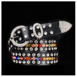 ceinture mexique western strass
