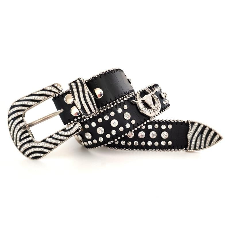 ceinture noire crane buffle