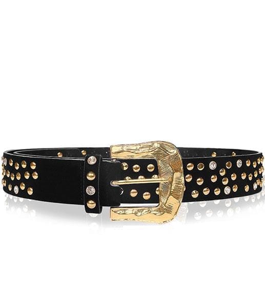 ceinture noire femme western