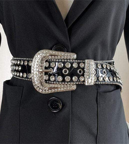 ceinture style cowgirl strass