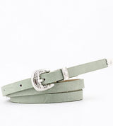 ceinture tendance vert bouteille femme