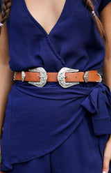 ceinture us marron country