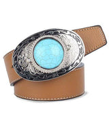 ceinture usa marron cowgirl