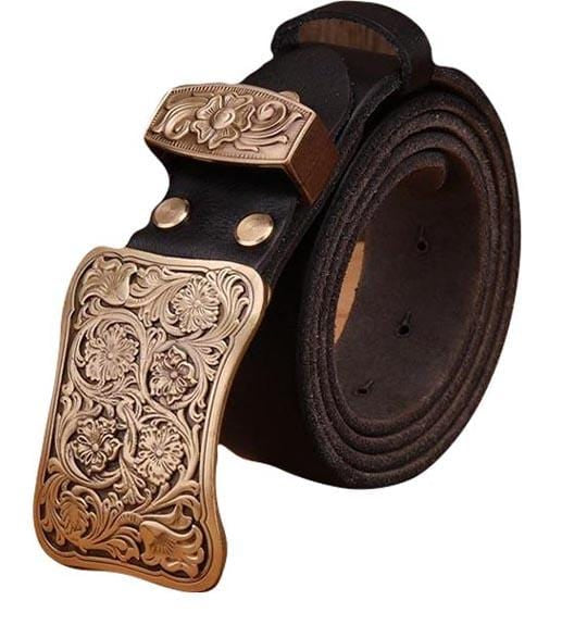 ceinture western country cuir