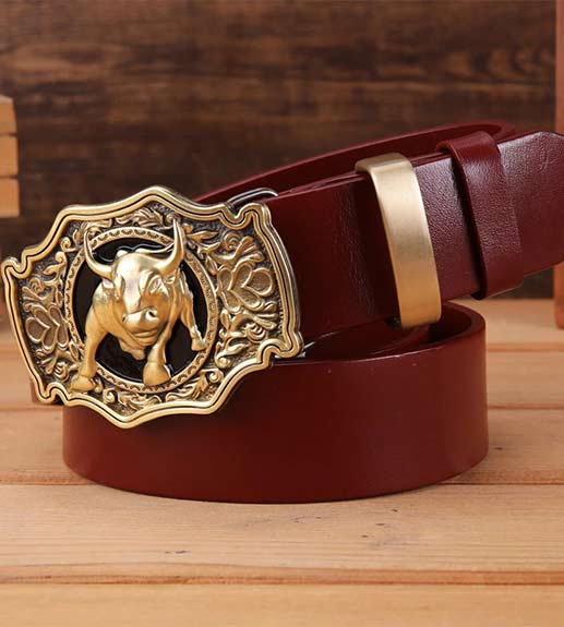 ceinture western cuir homme