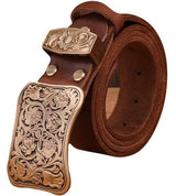 ceinture western cuir veritable