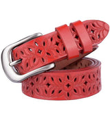 ceinture country style western Femme rouge