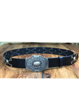 ceinture cowboy femme vintage noire