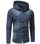 chemise a capuche western pour homme