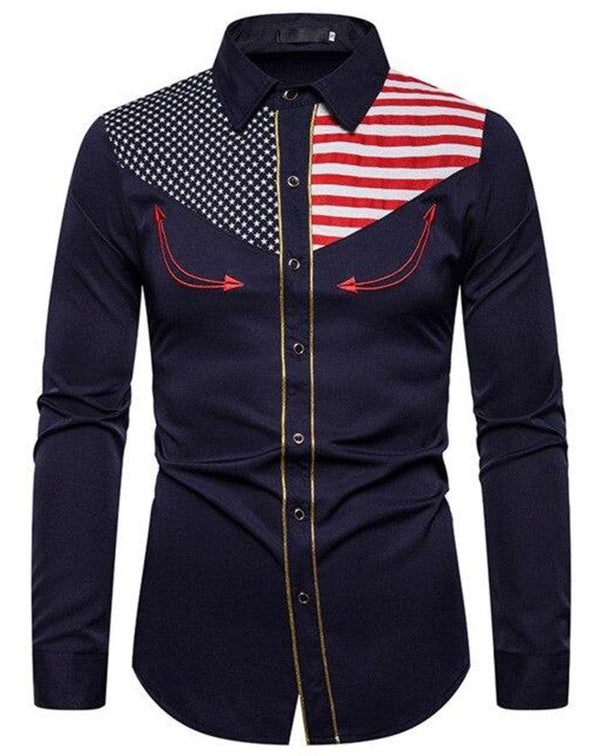 chemise drapeau usa 