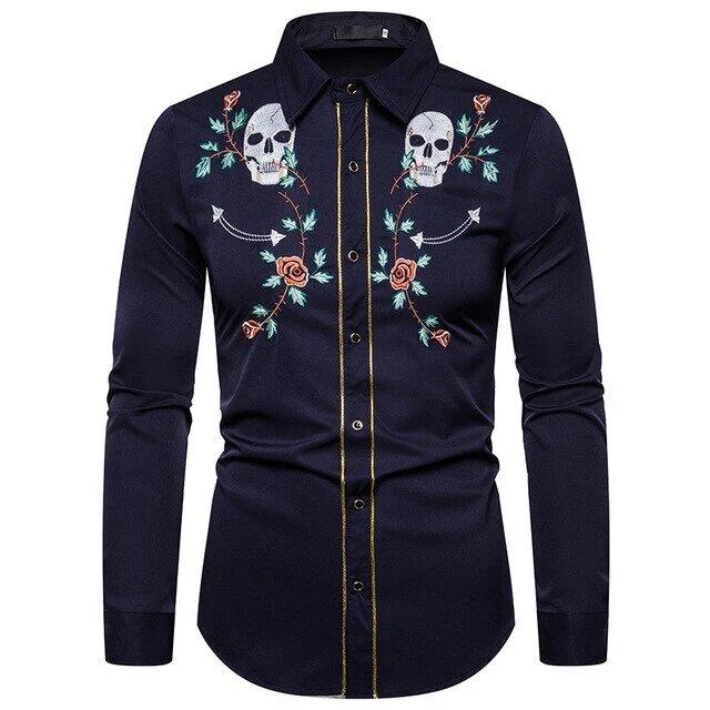 chemise imprime floral crane