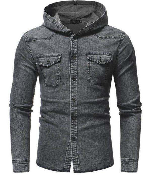 chemise style cowboy a capuche