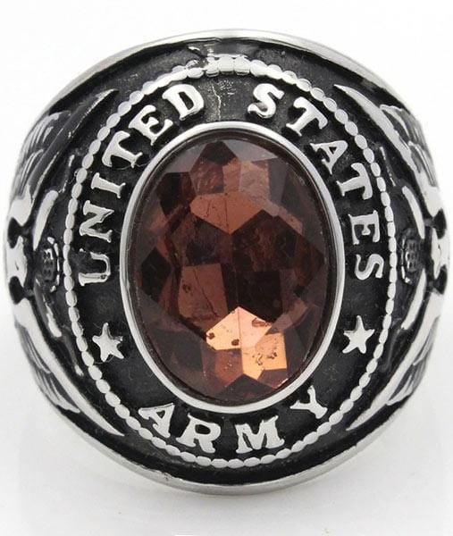 chevaliere acier militaire usa