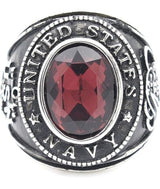 chevaliere marine usa pierre violette