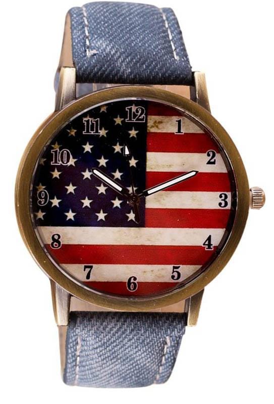 chronographe drapeau etats unis