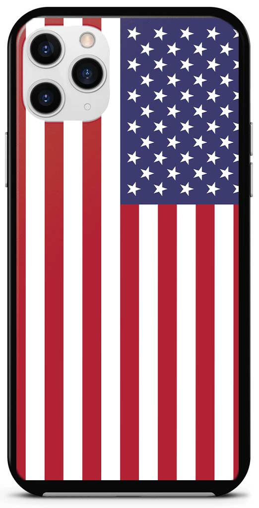 coque silicone drapeau américain