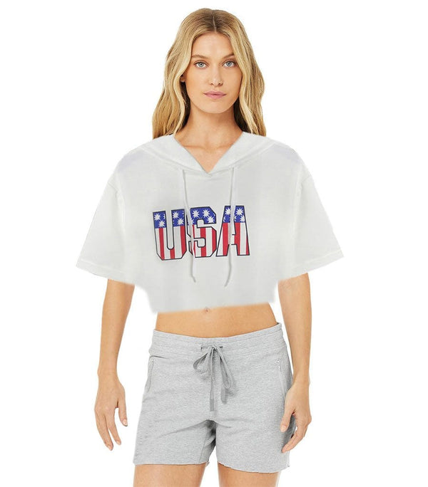 crop top us a capuche