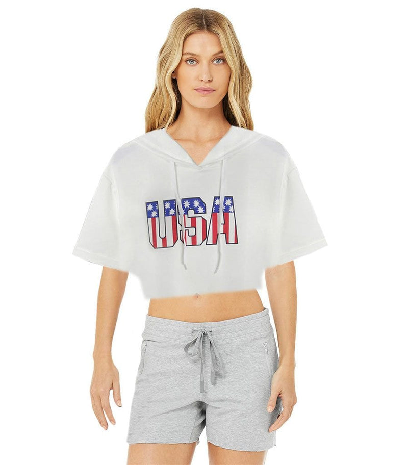 crop top us a capuche