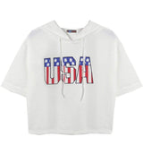 crop top usa shirt