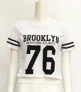 crop top foot americain