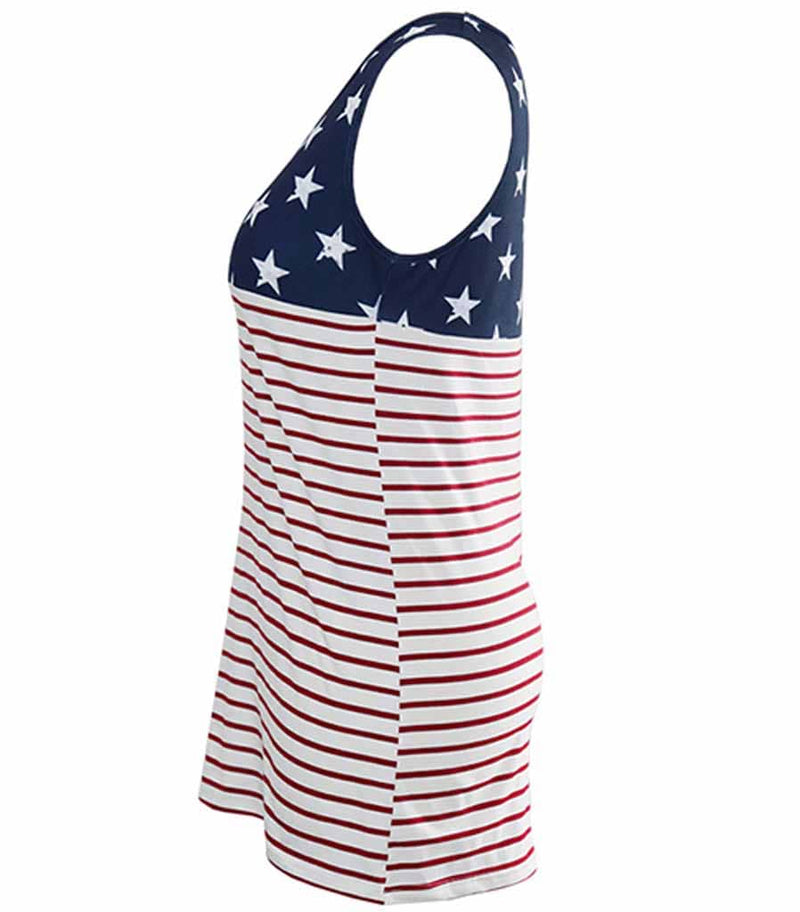 debardeur americain vue profil