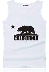 debardeur drapeau californie