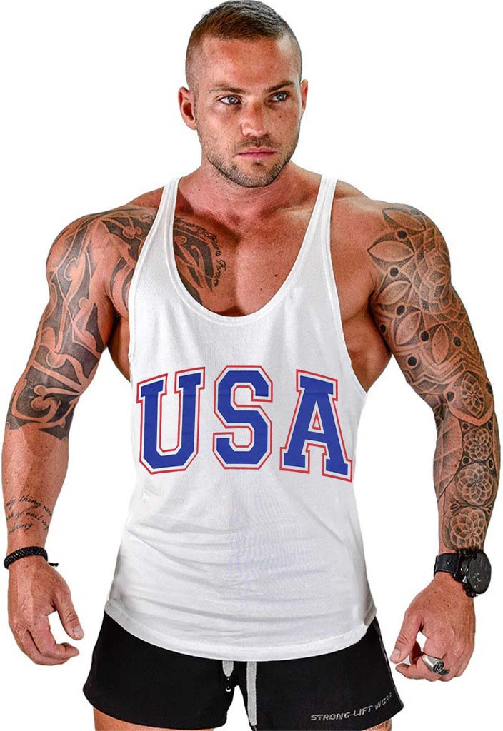 debardeur etats unis fitness