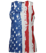 débardeur femme imprime USA