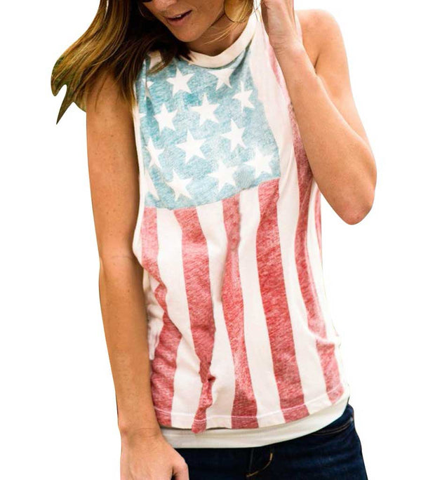 debardeur femme style etats unis