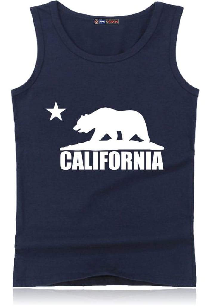 debardeur ours etendard californie