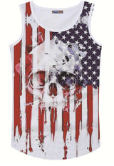 debardeur tete de mort americain