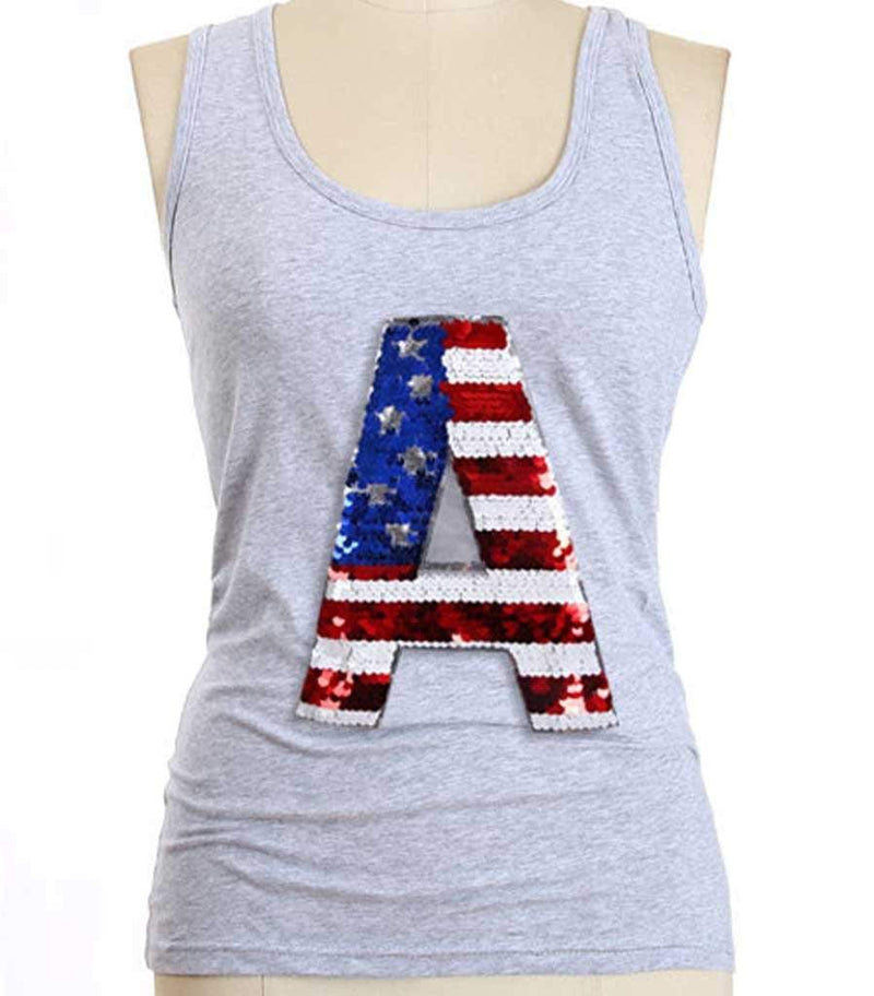 debardeur usa pailette