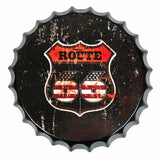 deco etats unis vintage forme bouchon biere