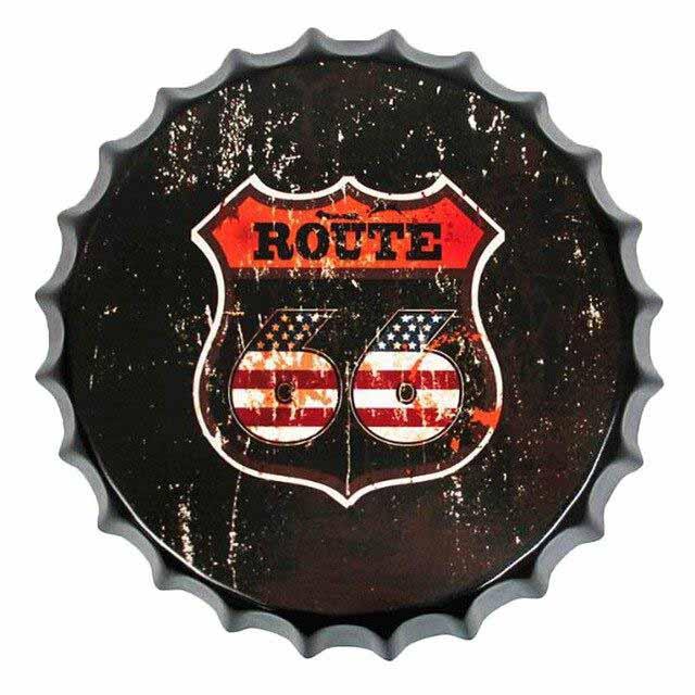 deco etats unis vintage forme bouchon biere