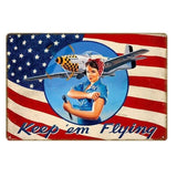 decoration pin up mecano avion