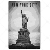 decoration metal statue liberte new york