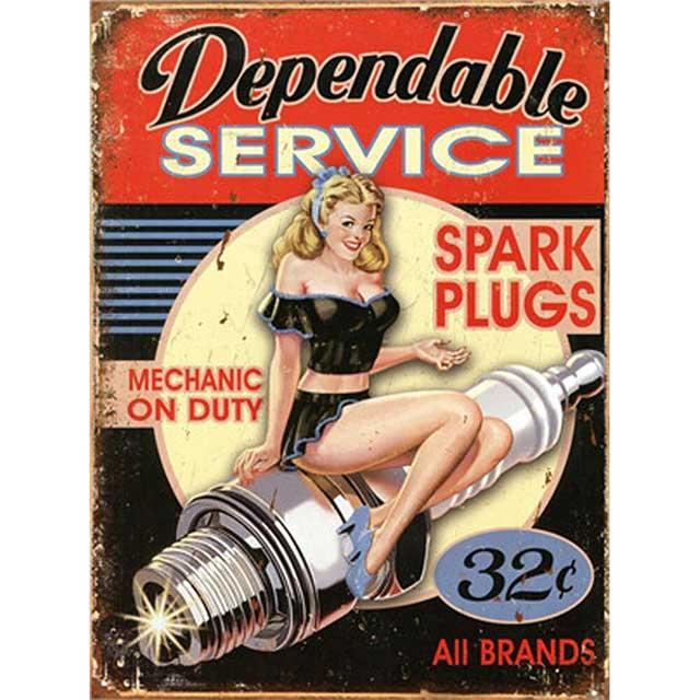 decoration murale garage vintage usa
