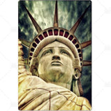 decoration tete statue liberte 