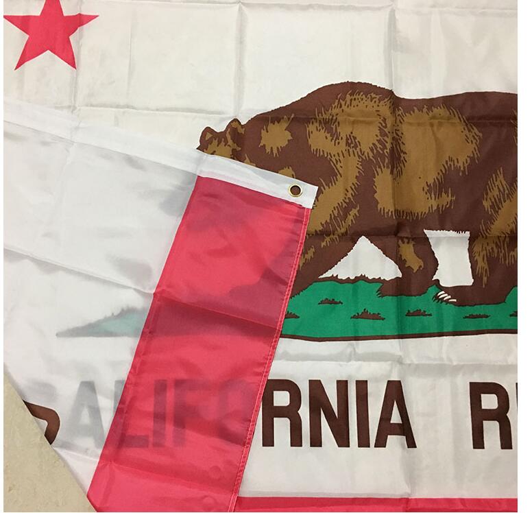 detail drapeau republique de californie